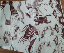 Wax Prints Fabric For Woman Dress