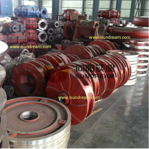 Heavy Duty Mining Horizontal Centrifugal Slurry Pumps