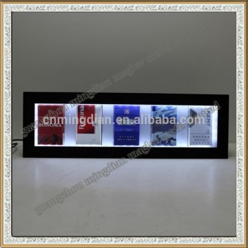Acrylic LED lighting cigarette pack display rack ,LED cigarette cases display stand