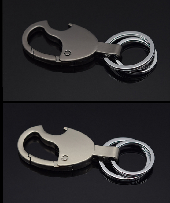 Wholesale Creative Metal Simple Business Design Keychain Bottle Opener Pendant