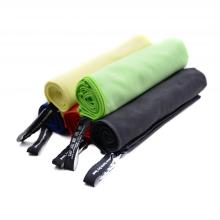 absorbent multi color microfiber running sports gym towel