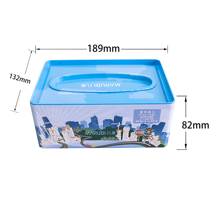 Factory Supply Discount Price Hot Sale High Quality Wholesale Blue Tin Can