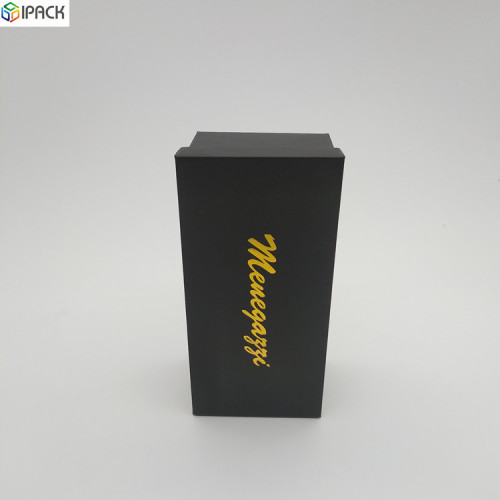 Top And Bottom Black Paper Box For Glasses