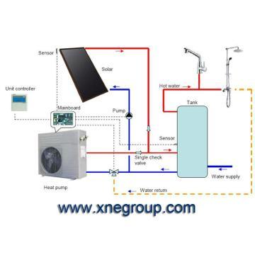 Solar Heat Pump water heater / hot water storage tank