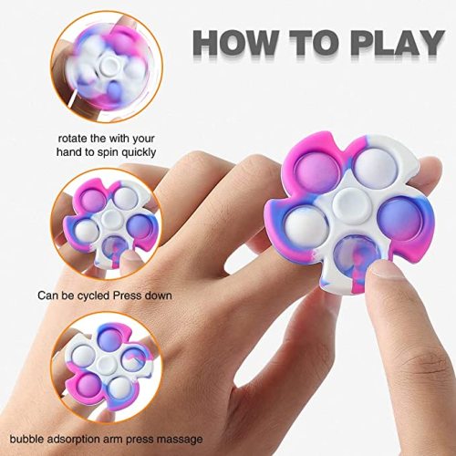 Anel de fidget personalizado novo pop spinner