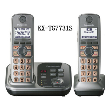 KX-TG7731S 1.9 GHz cordless phone DECT 6.0 Link to Cell via Bluetooth digital Phone with Answering system