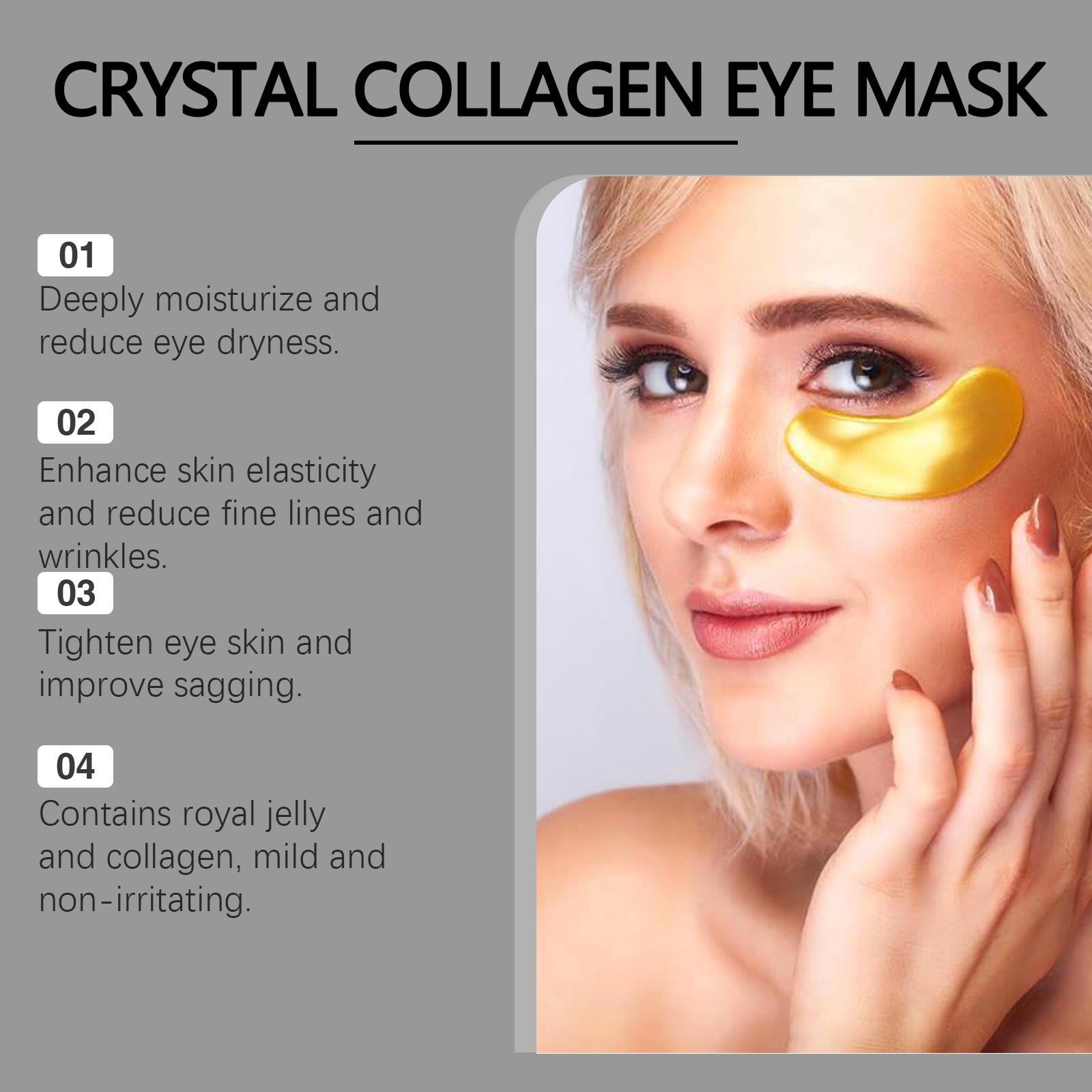 24k Gold Eye Patches For Dark Circles And Puffiness - Bestseller ...