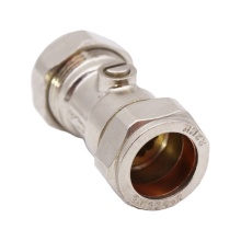 TAIZHOU QIONGYU Factory Nickel Plated 15mm Brass Isolating Valve Price