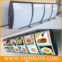 new advertising item machine menu box