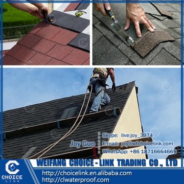 residential roofing colorful asphalt shingle bitumen shingle