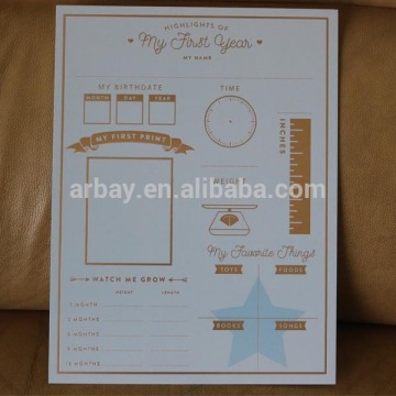 1.4mm thickness paper board photo frame backing aluminum frame notice board