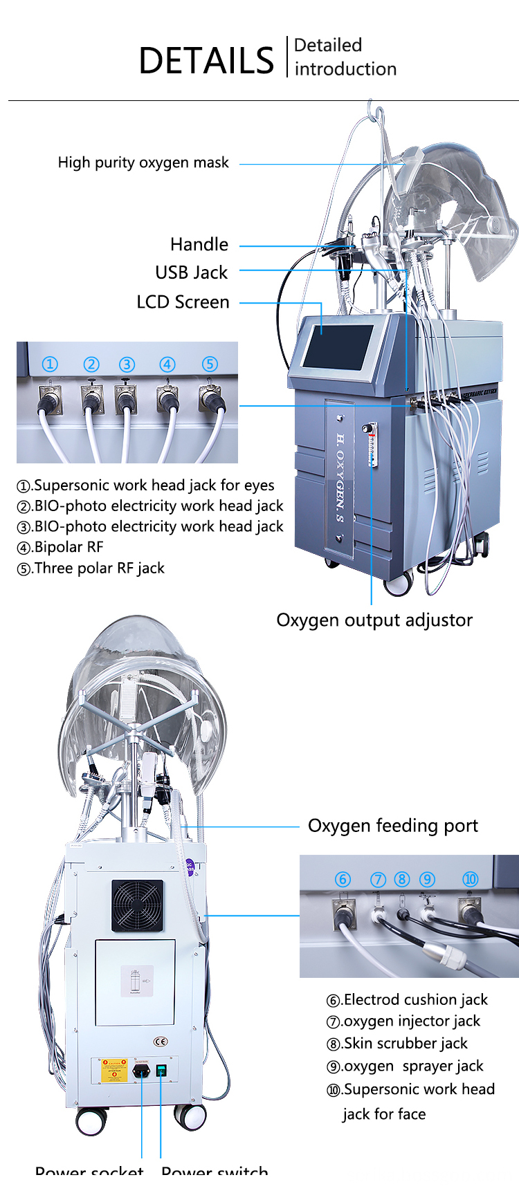 Dermabrasion Peeling Machine