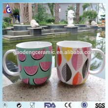 Custom design 600ml ceramic mug big capacity