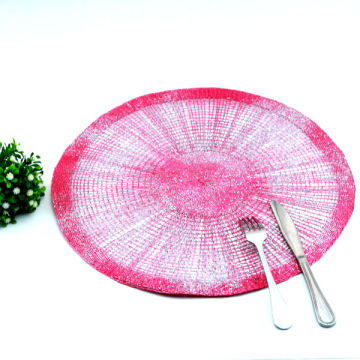 bright color placemats