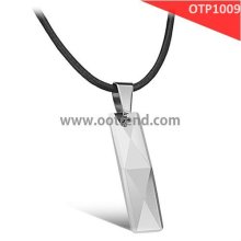 Shiny polished faceted tungsten pendants