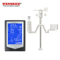 solar powered colorful screen wireless WiFi weather station with free phone app