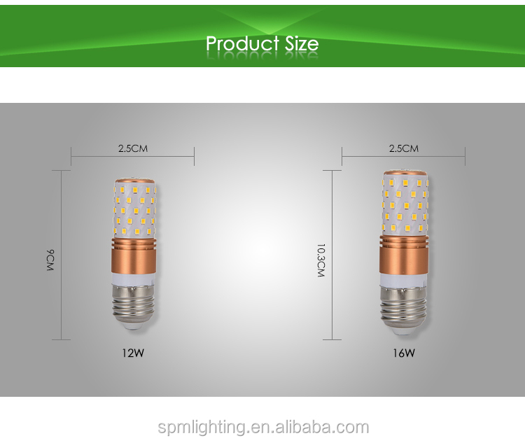 China china Cheap price e27 12w 16w ce rohs led corn lamp bulb