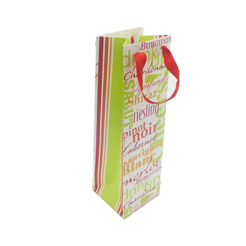 Portable simple paper gift bag