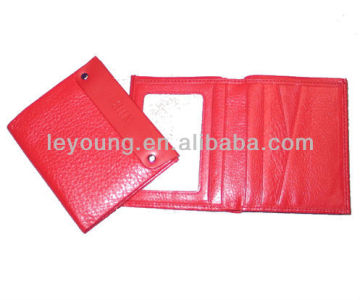 Red Leather Fashion wallet for women