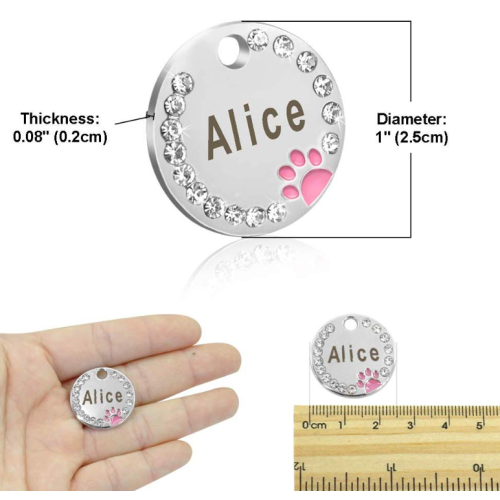 Stainless Steel Pet ID Tags