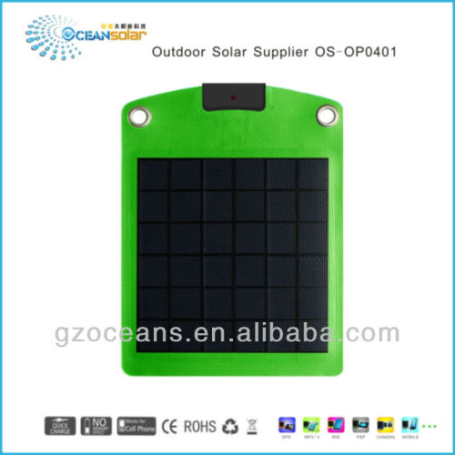 Utility portable solar power bank OS-OP041B with constant voltage 5V adapter mobile phone charger