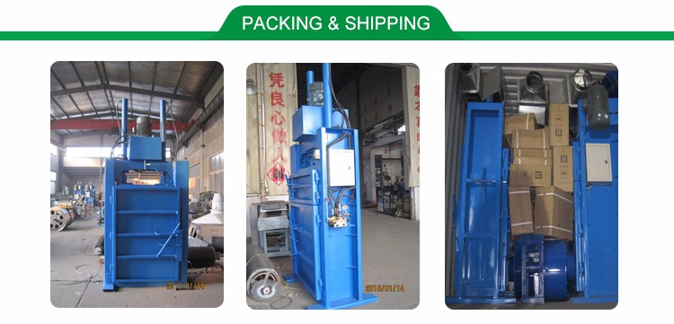 Metal Leftover Materials new condition vertical waste cotton baling machine