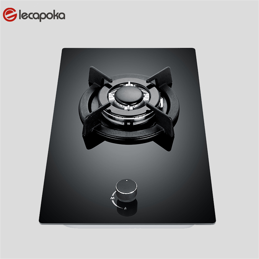 trend glass built in gas stove single burner