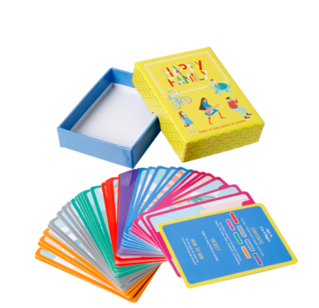 Eco-friendly family game playing cards