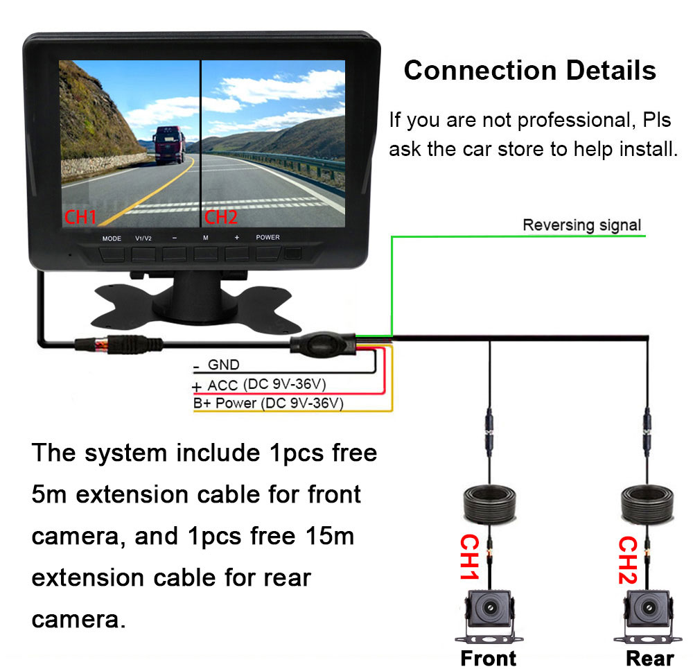 Vehicle camera Monitor