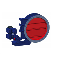 motorized flow control valve butterfly valve