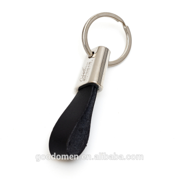 Artifical PU leather key holder ring, keyring, keychain, key chain, key tag