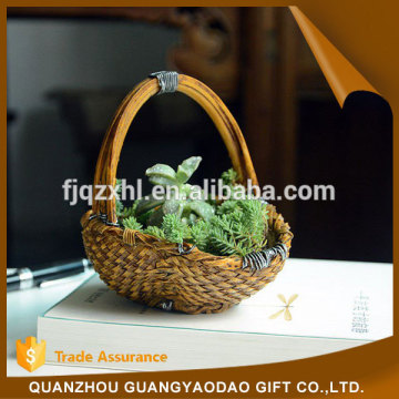 Table-Top Decoration various resin crafts handicrafts resin craft bamboo basket garden decoration