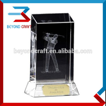 crystal glass block cube ,3d laser crystal cube craft