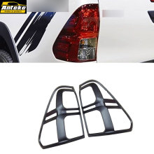 OEM Car ABS Carbon Fiber Chrome Exterior Accessories for Toyota Hilux Tail Light Cover