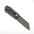 Coltello tattico pieghevole in titanio da campeggio M390 Steel Survival