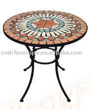 colorful mosaic table