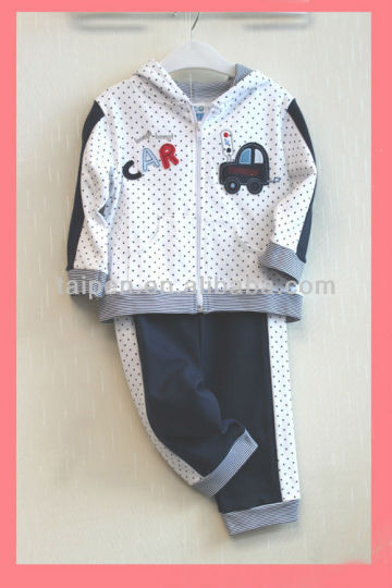 Winter Latest Style Cotton Fabric Children Clothing Set