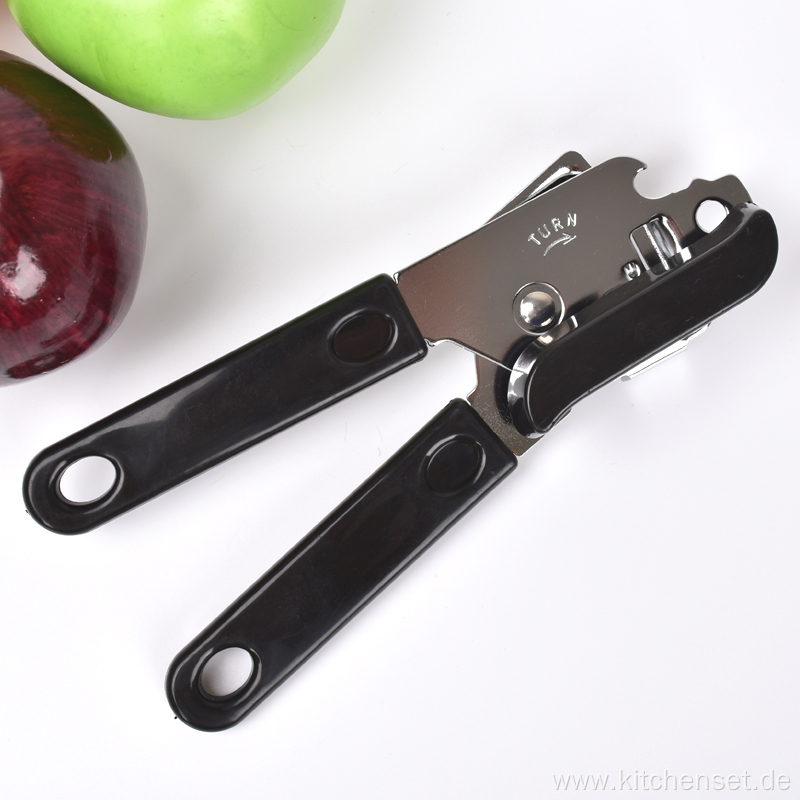 Eco-friendly lightweight plastic black bottle can opener