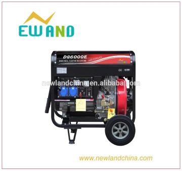 Electric single phase open generator Bobbi diesel generator 5kw