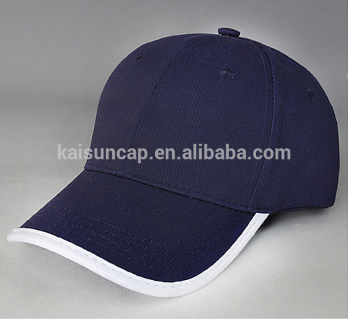 6 panel baseball cap, cotton baseball cap, plain baseball cap