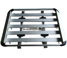 Silver Aluminum Roof Top Luggage Basket for SUV