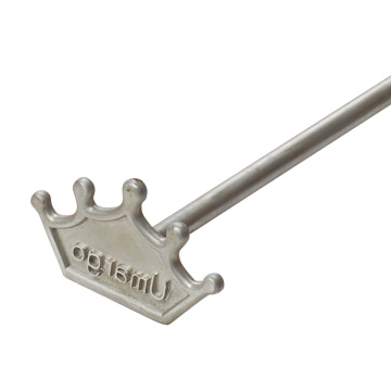 Crown shaped steak branding iron