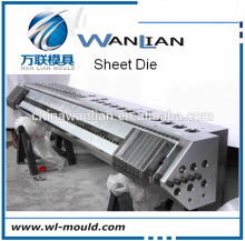 PET plate extrusion die,extrusion t-die mould for PET sheet