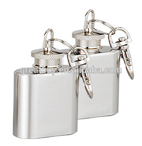 1oz stainless steel mini hip flask