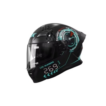 Double Lens Full Face Racing Motorcycle Helmet with DOT Approval