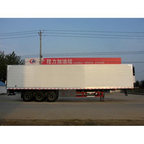 14.6m Tri-axle Refrigerated Van Semi Trailer