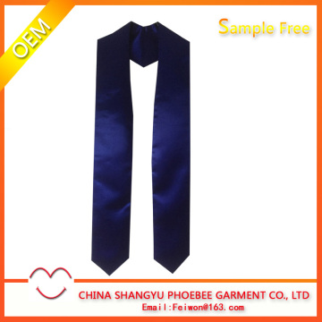 Plain Navy Graduation Stoles