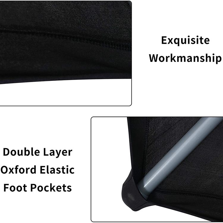 Stretch Fabric Spandex Hot Sale Hot New Design Copertura da tavolo solido personalizzato per hotel