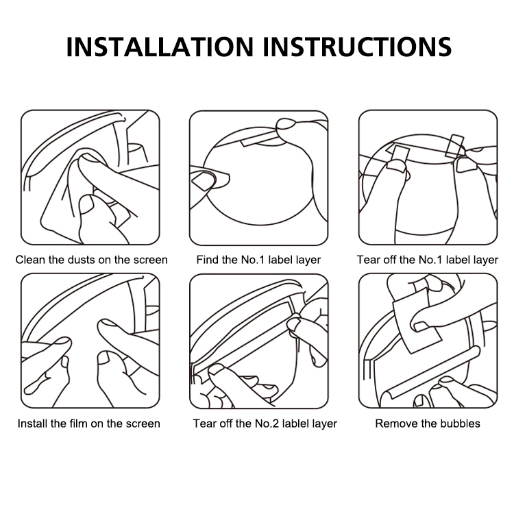 Multi function Blind Spot Mirrors rain proof film Car Mirror for Blind Side Door Mirrors for Large Image