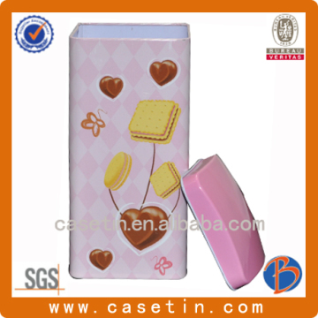 rectangular cake tin/ rectangular tin box/ rectangular metal tin